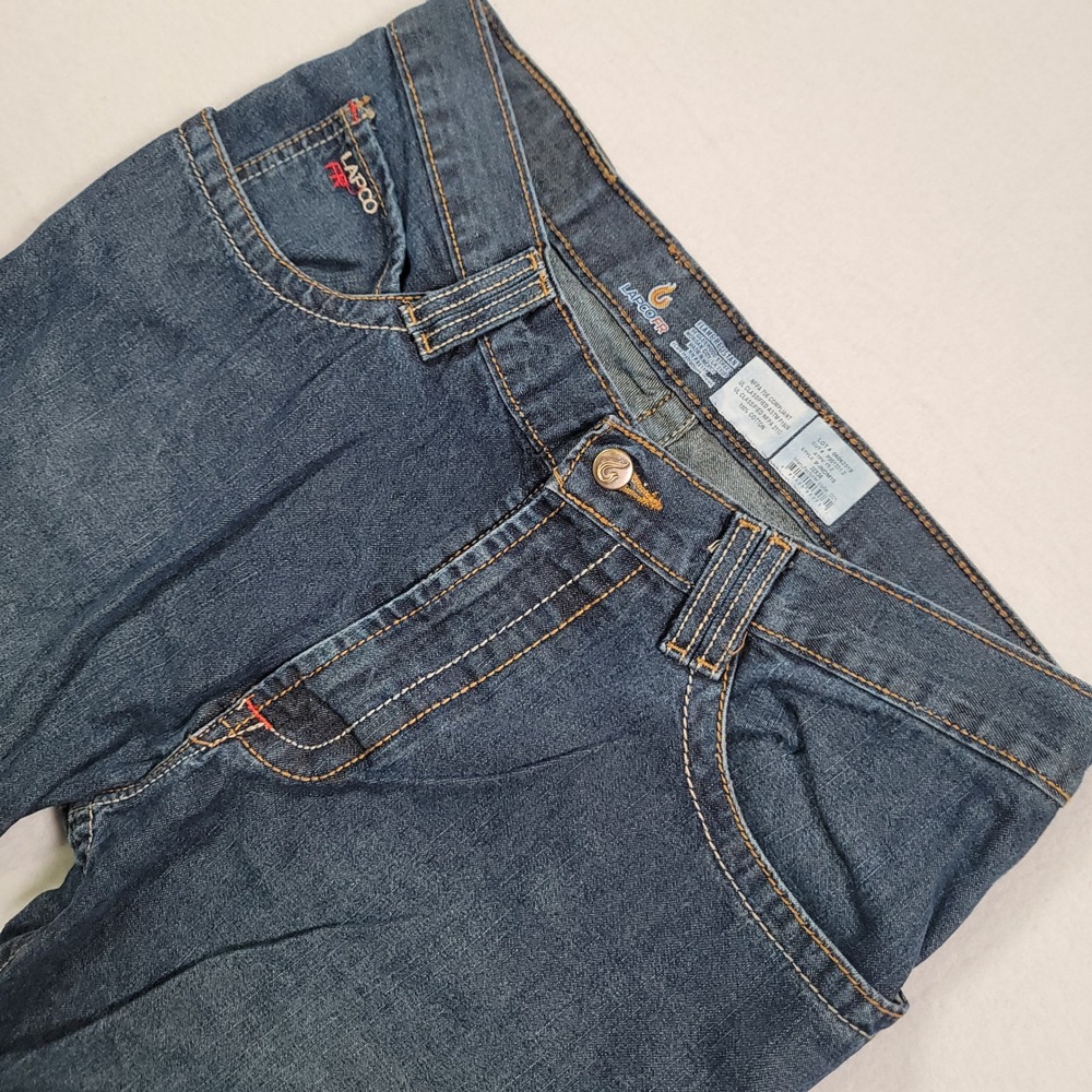 LAPCO FR Flame Resistant Work Jeans Mens 32x36 Blue Denim NFPA 2112 P-INDM10